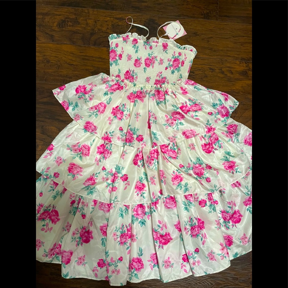 Vintage inspired flower dress
